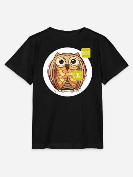 Eule  - Stanley/Stella Kinder T-Shirt MINI CREATOR  - Schwarz