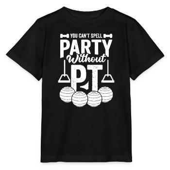 Ohne PT kannst du keine Party-Spelling machen - Stanley/Stella Kinder T-Shirt MINI CREATOR  - Schwarz - Vorne - Mikhail (115cm)