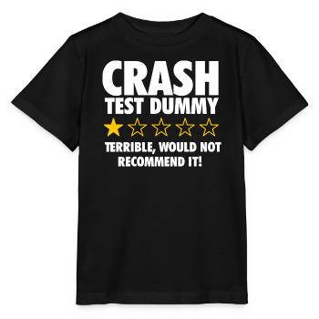 Crash Test Dummy Test Test Test – Lustiger Schneemobilfahrer - Stanley/Stella Kinder T-Shirt MINI CREATOR  - Schwarz - Vorne - Mikhail (115cm)
