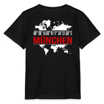 München - Stanley/Stella Kinder T-Shirt MINI CREATOR  - Schwarz - Vorne - Mikhail (115cm)