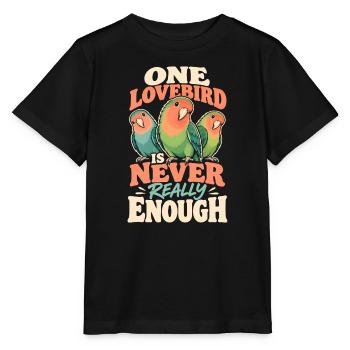 Geschenk Für Agaporniden-besitzer, - Stanley/Stella Kinder T-Shirt MINI CREATOR  - Schwarz - Vorne - Mikhail (115cm)