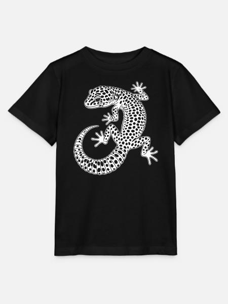 Gecko-Punktelook - Stanley/Stella Kinder T-Shirt MINI CREATOR  - Schwarz