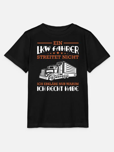 Lkw Fahrer Kraftfahrer LKW-Fahrer - Stanley/Stella Kinder T-Shirt MINI CREATOR  - Schwarz