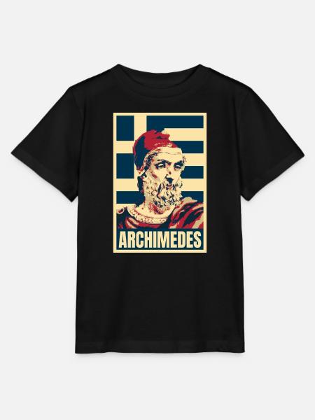 Archimedes antikgriechischer Mathematiker - Stanley/Stella Kinder T-Shirt MINI CREATOR - Schwarz
