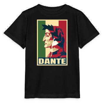 Dante Alighieri Italienischer Dichter Göttliche Komödie - Stanley/Stella Kinder T-Shirt MINI CREATOR  - Schwarz - Vorne - Mikhail (115cm)