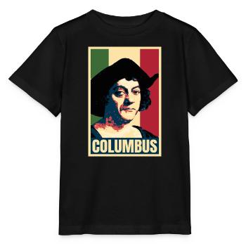 Christoph Kolumbus Entdecker Atlantikgeschichte - Stanley/Stella Kinder T-Shirt MINI CREATOR  - Schwarz - Vorne - Mikhail (115cm)