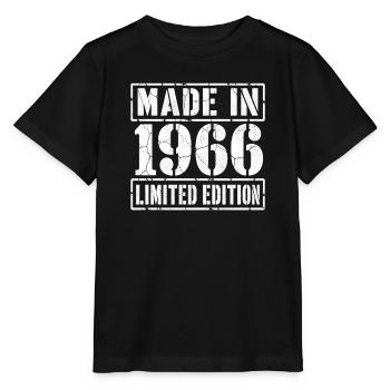 Made in 1966 Limited Edition Vintage Shirt Retro - Stanley/Stella Kinder T-Shirt MINI CREATOR  - Schwarz - Vorne - Mikhail (115cm)