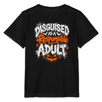 Disclosed as a Responsible Adult - Stanley/Stella Kinder T-Shirt MINI CREATOR  - Schwarz - Vorne - Mikhail (115cm)