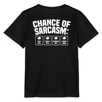 Chance für Sarkasmus Lustig - Stanley/Stella Kinder T-Shirt MINI CREATOR  - Schwarz - Vorne - Mikhail (115cm)