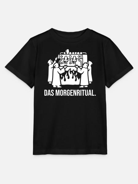 Das Morgenritual Espresso - Stanley/Stella Kinder T-Shirt MINI CREATOR - Schwarz