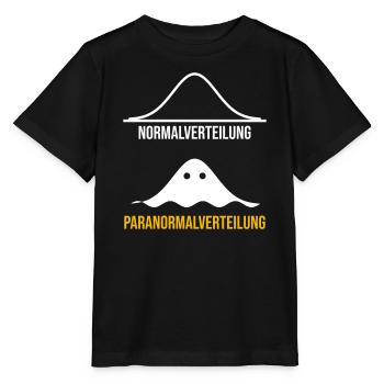 Paranormalverteilung Statistik - Stanley/Stella Kinder T-Shirt MINI CREATOR  - Schwarz - Vorne - Mikhail (115cm)