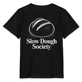 Slow Dough Society Logo - Stanley/Stella Kinder T-Shirt MINI CREATOR  - Schwarz - Vorne - Mikhail (115cm)