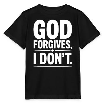 Gott vergibt, ich nicht. - Stanley/Stella Kinder T-Shirt MINI CREATOR  - Schwarz - Vorne - Mikhail (115cm)