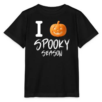 Ich liebe Spooky Season - Stanley/Stella Kinder T-Shirt MINI CREATOR  - Schwarz - Vorne - Mikhail (115cm)