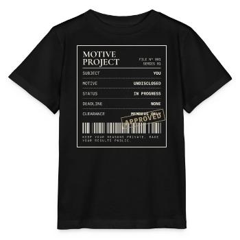 Archivdatei Nr. 001 - Stanley/Stella Kinder T-Shirt MINI CREATOR  - Schwarz - Vorne - Mikhail (115cm)