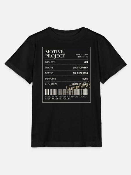 Archivdatei Nr. 001 - Stanley/Stella Kinder T-Shirt MINI CREATOR  - Schwarz