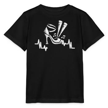 Salsa Tanzen - Turn Patterns Over Small Talk - Stanley/Stella Kinder T-Shirt MINI CREATOR  - Schwarz - Vorne - Mikhail (115cm)