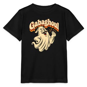 Gabaghou Geist mit Schnurrbart - Stanley/Stella Kinder T-Shirt MINI CREATOR  - Schwarz - Vorne - Mikhail (115cm)