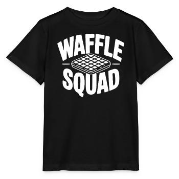 Waffle Squad - Stanley/Stella Kinder T-Shirt MINI CREATOR  - Schwarz - Vorne - Mikhail (115cm)