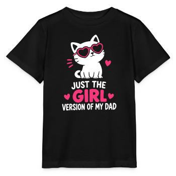 Mädchenversion meines Vaters - Stanley/Stella Kinder T-Shirt MINI CREATOR  - Schwarz - Vorne - Mikhail (115cm)