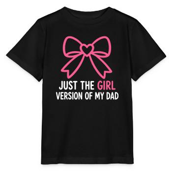 Nur die Mädchenversion meines Vaters - Stanley/Stella Kinder T-Shirt MINI CREATOR  - Schwarz - Vorne - Mikhail (115cm)