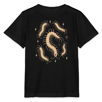 Magische Tausendfüßler Celestial - Stanley/Stella Kinder T-Shirt MINI CREATOR  - Schwarz - Vorne - Mikhail (115cm)