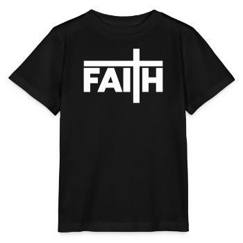 Faith - Stanley/Stella Kinder T-Shirt MINI CREATOR  - Schwarz - Vorne - Mikhail (115cm)