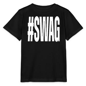 Hashtag Swag - Stanley/Stella Kinder T-Shirt MINI CREATOR  - Schwarz - Vorne - Mikhail (115cm)