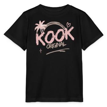 Kook Original Boho Beach Palmenpastell - Stanley/Stella Kinder T-Shirt MINI CREATOR  - Schwarz - Vorne - Mikhail (115cm)
