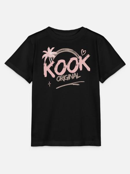 Kook Original Boho Beach Palmenpastell - Stanley/Stella Kinder T-Shirt MINI CREATOR - Schwarz