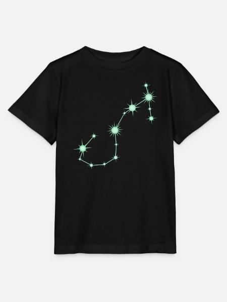 Skorpionstern, Sternbild, Tierkreiszeichen Grün - Stanley/Stella Kinder T-Shirt MINI CREATOR - Schwarz