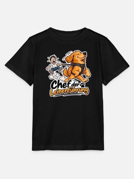 Chef der Leinenführung - Stanley/Stella Kinder T-Shirt MINI CREATOR  - Schwarz