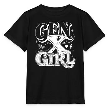 Gen X Girl - Stanley/Stella Kinder T-Shirt MINI CREATOR  - Schwarz - Vorne - Mikhail (115cm)