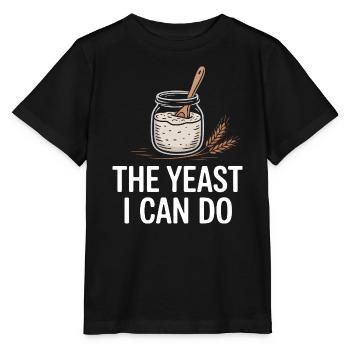 The Yeast I Can Do - Stanley/Stella Kinder T-Shirt MINI CREATOR  - Schwarz - Vorne - Mikhail (115cm)