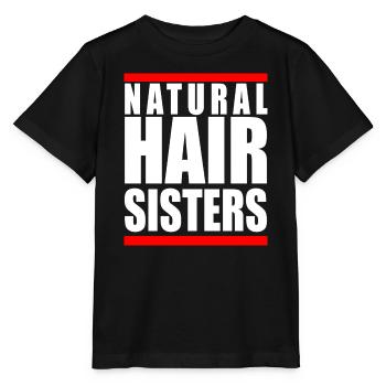 Natural Hair Sisters Afro Pride Beste Freundin Geschenk - Stanley/Stella Kinder T-Shirt MINI CREATOR  - Schwarz - Vorne - Mikhail (115cm)