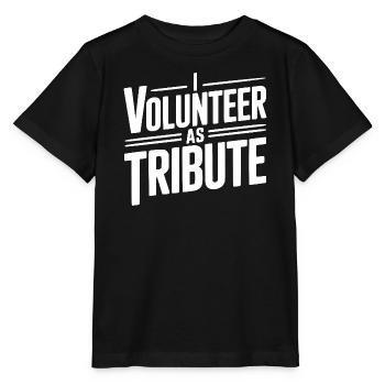 Ich engagiere mich ehrenamtlich als Tribut - Stanley/Stella Kinder T-Shirt MINI CREATOR  - Schwarz - Vorne - Mikhail (115cm)