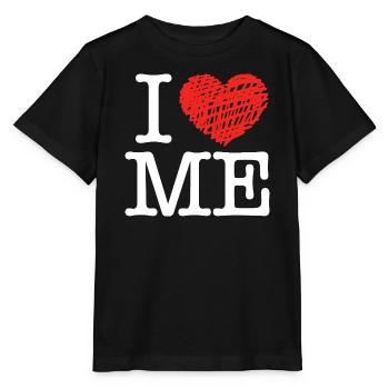 Ich liebe mich - Stanley/Stella Kinder T-Shirt MINI CREATOR  - Schwarz - Vorne - Mikhail (115cm)