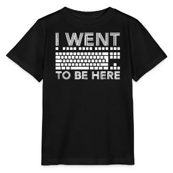 Ich bin hierher gegangen - Stanley/Stella Kinder T-Shirt MINI CREATOR  - Schwarz - Vorne - Mikhail (115cm)