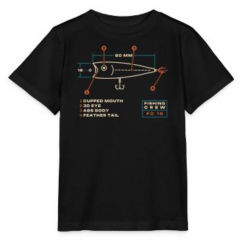 Popper-Spezifikation - Stanley/Stella Kinder T-Shirt MINI CREATOR  - Schwarz - Vorne - Mikhail (115cm)