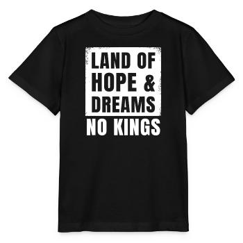Jack Smith Land der Hoffnung und Träume Shirt Keine Könige - Stanley/Stella Kinder T-Shirt MINI CREATOR  - Schwarz - Vorne - Mikhail (115cm)