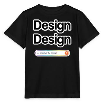 NOAI-Design - Stanley/Stella Kinder T-Shirt MINI CREATOR  - Schwarz - Vorne - Mikhail (115cm)