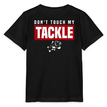 Don't Touch My Tackle - Stanley/Stella Kinder T-Shirt MINI CREATOR  - Schwarz - Vorne - Mikhail (115cm)