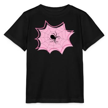 Spinne - Stanley/Stella Kinder T-Shirt MINI CREATOR  - Schwarz - Vorne - Mikhail (115cm)