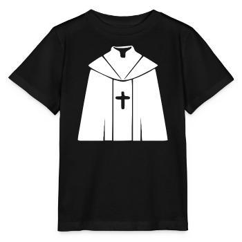 Priester Pfarrer Theologie Geschenk Christentum  - Stanley/Stella Kinder T-Shirt MINI CREATOR  - Schwarz - Vorne - Mikhail (115cm)