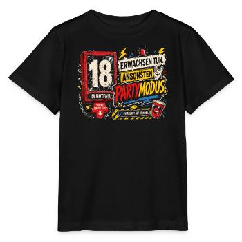 18 Geburtstag Volljährig Party Geschenk Humor - Stanley/Stella Kinder T-Shirt MINI CREATOR  - Schwarz - Vorne - Mikhail (115cm)