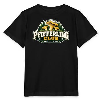 Pfifferling Club Waldlogo - Stanley/Stella Kinder T-Shirt MINI CREATOR  - Schwarz - Vorne - Mikhail (115cm)