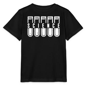 Wissenschaft - Stanley/Stella Kinder T-Shirt MINI CREATOR  - Schwarz - Vorne - Mikhail (115cm)