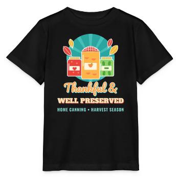 Dankbare und gut erhaltene lustige Einmachung - Stanley/Stella Kinder T-Shirt MINI CREATOR  - Schwarz - Vorne - Mikhail (115cm)