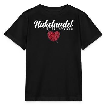 Häkelnadel Flüsterer - Stanley/Stella Kinder T-Shirt MINI CREATOR  - Schwarz - Vorne - Mikhail (115cm)