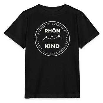 Rhönkind Badge – Rhöner Platt - Stanley/Stella Kinder T-Shirt MINI CREATOR  - Schwarz - Vorne - Mikhail (115cm)